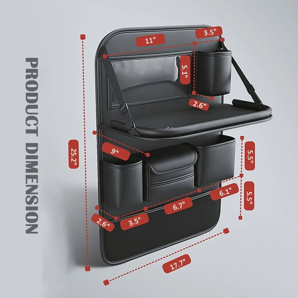 Mom’s Road-Trip Backseat Organizer & Foldable Activity Tray