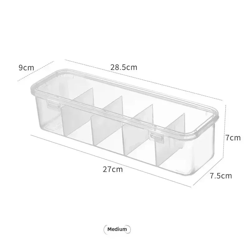 Transparent cable organizers, dustproof card boxes with lids, office and home collection boxes