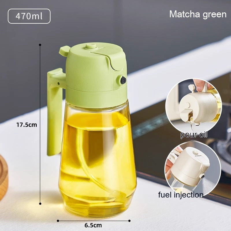 Mom’s 2-in-1 Premium Glass Oil Sprayer & Dispenser Bottle