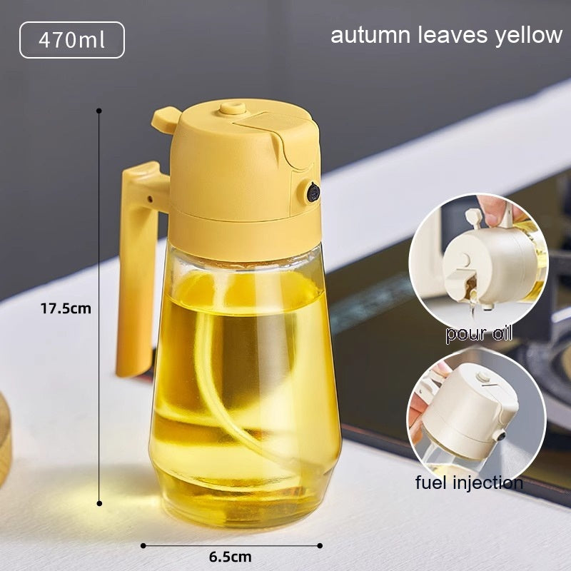 Mom’s 2-in-1 Premium Glass Oil Sprayer & Dispenser Bottle