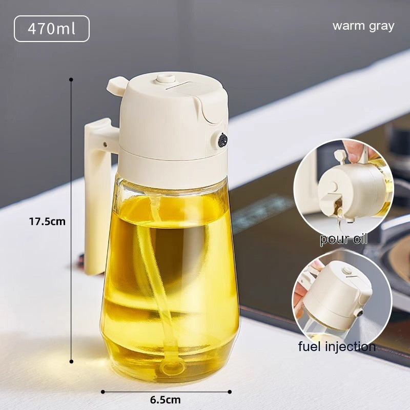Mom’s 2-in-1 Premium Glass Oil Sprayer & Dispenser Bottle