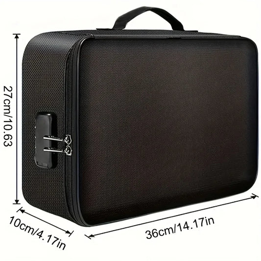 Mom's Family Emergency Grab-and-Go Fireproof & Waterproof Document Bag