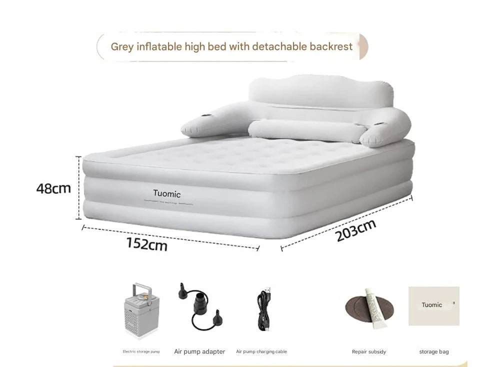 Mom’s Express Portable Inflatable Mattress & Built-In Comfort Sleeping Bed
