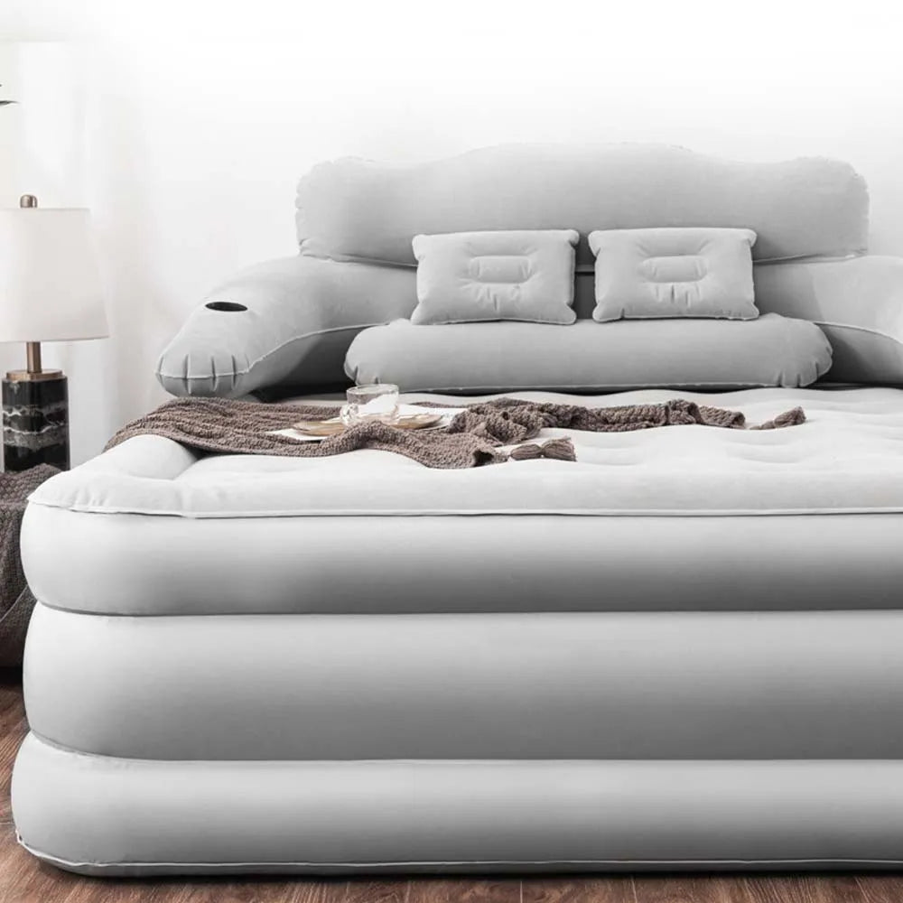 Mom’s Express Portable Inflatable Mattress & Built-In Comfort Sleeping Bed