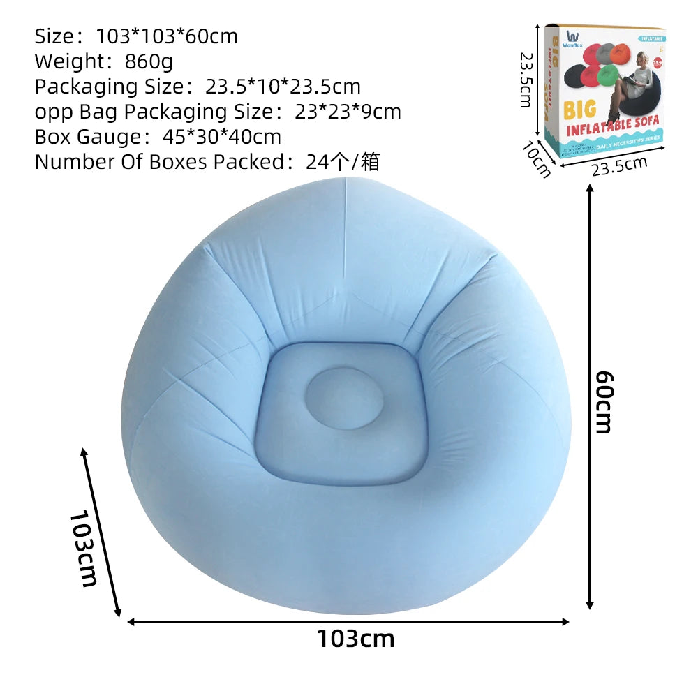 Mom’s Escape Portable Inflatable Lazy Sofa & Cozy Lounge Chair