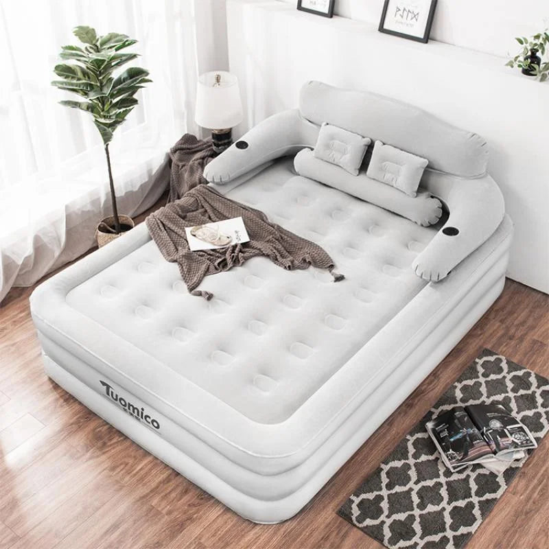 Mom’s Express Portable Inflatable Mattress & Built-In Comfort Sleeping Bed