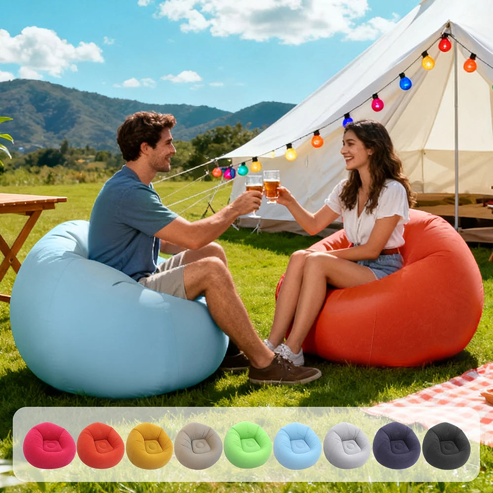 Mom’s Escape Portable Inflatable Lazy Sofa & Cozy Lounge Chair