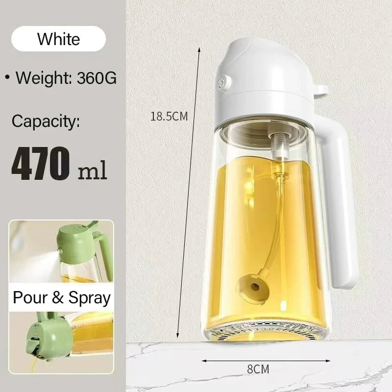 Mom’s 2-in-1 Premium Glass Oil Sprayer & Dispenser Bottle