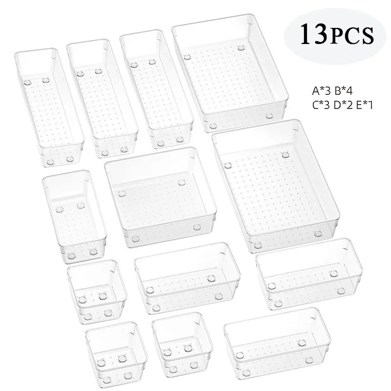 Mom’s Custom 25-Piece Ultra-Clear Drawer Organizer Set