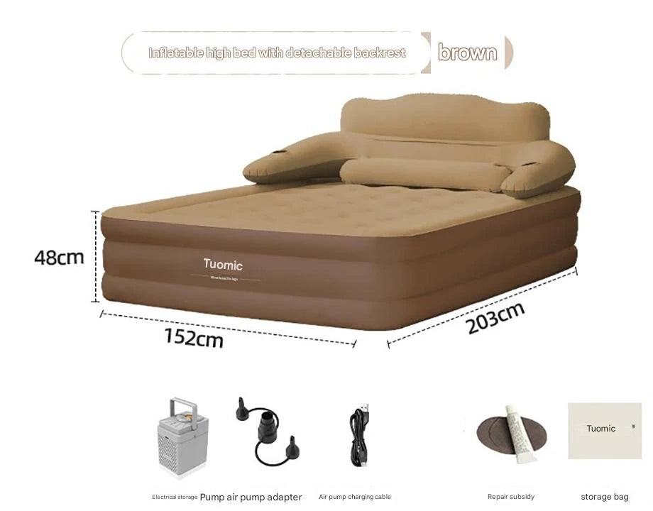 Mom’s Express Portable Inflatable Mattress & Built-In Comfort Sleeping Bed