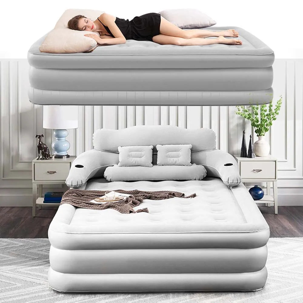 Mom’s Express Portable Inflatable Mattress & Built-In Comfort Sleeping Bed
