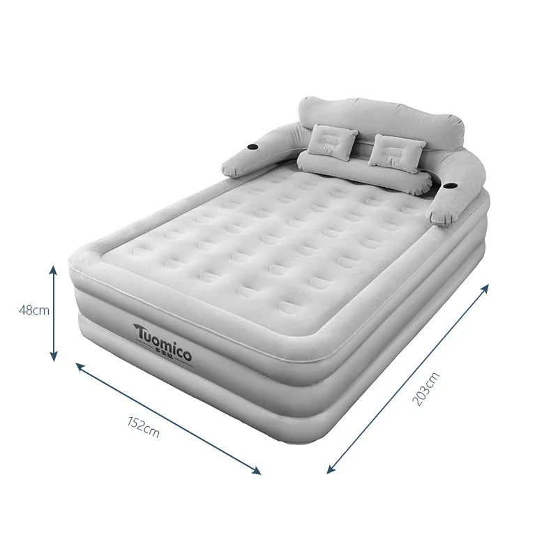 Mom’s Express Portable Inflatable Mattress & Built-In Comfort Sleeping Bed