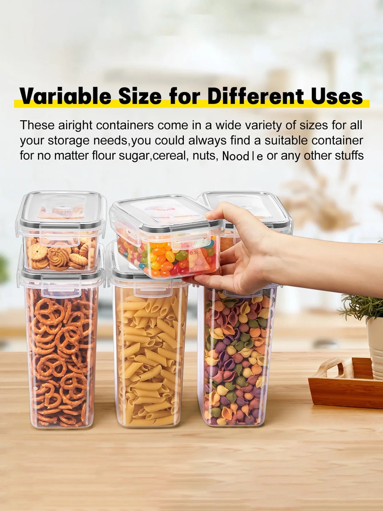 24-Piece Airtight Food Storage Container Set With Lids