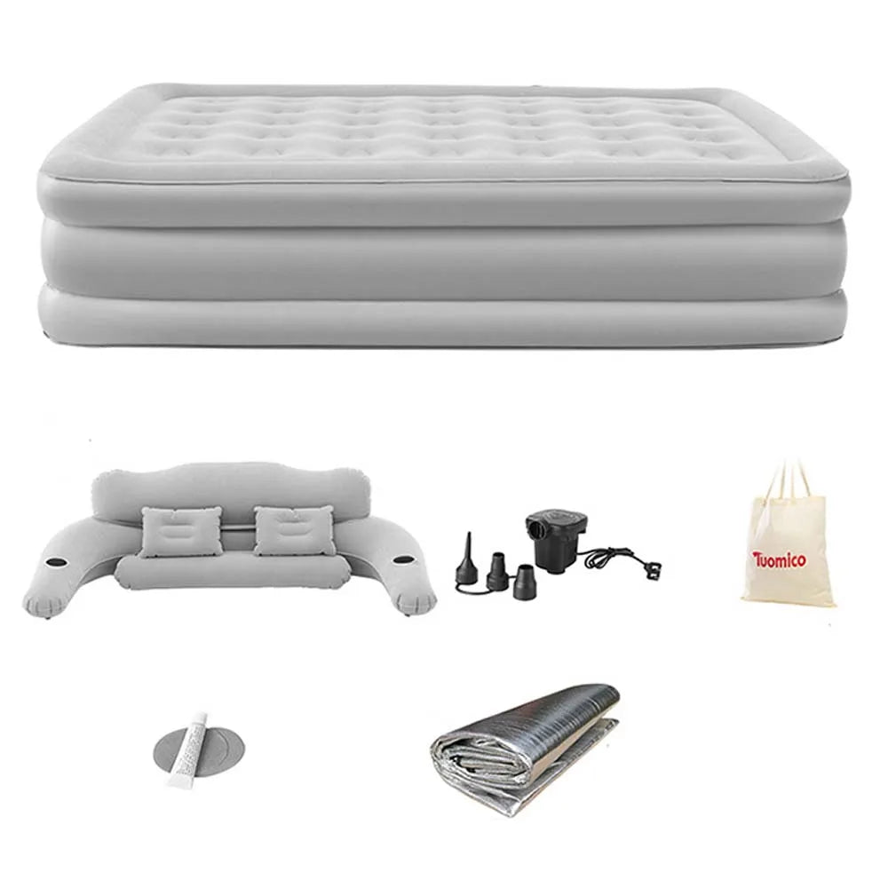 Mom’s Express Portable Inflatable Mattress & Built-In Comfort Sleeping Bed