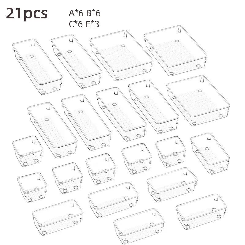 Mom’s Custom 25-Piece Ultra-Clear Drawer Organizer Set