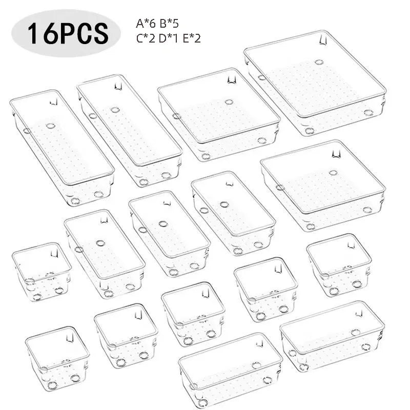 Mom’s Custom 25-Piece Ultra-Clear Drawer Organizer Set
