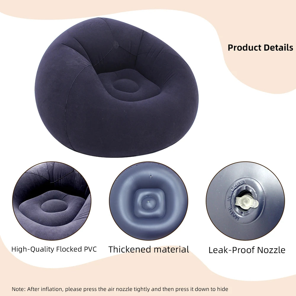 Mom’s Escape Portable Inflatable Lazy Sofa & Cozy Lounge Chair